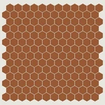 Shaw 589TS Technicolor Dreams - 11" Hexagon Penny Floor And Sienna New. Price: $26.60.