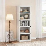 67.4" Tall Wood 5 Shelf Home Decor Furniture For Living Room New. Price: $120.64.