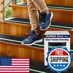 Outdoor Stair Treads Non Slip 30" X 8" 8-PACK Glow In The Dark Waterproof 80 New. Price: $70.21.