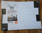 Smart Tiles Subway White Gloss Self-adhesive Wall 4 Sheet Pack New. Price: $18.50.