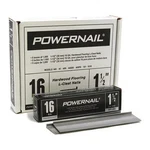 Powernail Collated Flooring Nail, 1-1/2 16, L-head Head, 5000 Pk L150165 New. Price: $84.93.