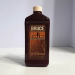 Vintage Bruce Light Tone Clean & Wax 27OZ Bottle Partial Wood Floor Polish Prop Used. Price: $21.95.