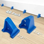 Upgraded 40 Pack Flooring Spacers Laminate Installation Kit Blue New. Price: $34.52.