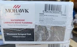 Mohawk Westmere Scraped Oak Waterproof Laminate Flooring, 18.14 Sf Per Box Open. Price: $119.89.