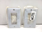 2-PACK Hubbell SS26 Stainless Steel Wall Plate Smooth Type 302/304 New. Price: $7.99.