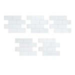 Aspect Peel Stick Backsplash Tile Stone Wall Panel Kitchen Bathroom Decor Set. Price: $72.07.