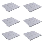 Pure Garden 6-PACK Polypropylene Interlocking Patio Deck Tiles New. Price: $56.79.