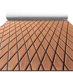 Focean Boat Flooring 94.5"L X 15.7"W 0.2"TH, Brown With Black Seam Lines New. Price: $87.28.
