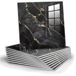 Waterproof Black Gold Wall Panels - 11.8" X New. Price: $29.59.
