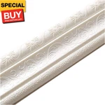 90"X 3" Self Adhesive Flexible Foam Molding Trim, 3D Sticky Decorative Wall Line New. Price: $26.36.