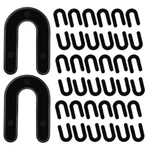 Oualhoo Inch Plastic Horseshoe Shims Tile Spacers, 1/4", Black New. Price: $16.84.