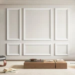 ART3D Pre-cut Wall Molding Set 6 Pcs Wainscoting Accent Panels Open Box. Price: $69.99.