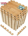 Sorbus Wood Grain Floor Mats Foam Interlocking Each Tile 1 Square Foot 3/8- New. Price: $44.81.