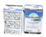 Lot Of 2 Packs Polyblend Plus Non Sanded Grout 10 Lb For 1/8" Arctic White New. Price: $59.99.