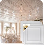 From Plain To Beautiful Hours 232 Economy Pvc 2' X Lay-in Ceiling Tile (co New. Price: $80.71.