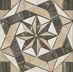 22 1/4" X Medallion - Daltile River Marble Series (polished) New. Price: $135.00.