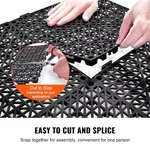 Vevor Interlocking Drainage Floor Mat 12" X Pvc Nonslip Tiles Pack New. Price: $30.44.
