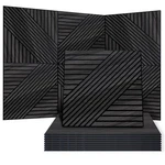 Woven Sound Artisan Acoustic Wall Panels 24X24 Inch 8 Pack Pvc Wood Grain Ven... Open. Price: $129.99.