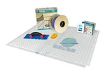 Laticrete 240V Strata Kit: Wifi Thermostat, Heating Mat, Cable, Safe Tools New. Price: $782.29.