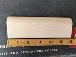 2 Pcs American Olean Ceramic Tile Mud Cap Salt & Pepper Black Speckled Glossy New. Price: $13.50.