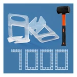 Tile Leveling System 1/8" Leveler Clips Diy Spacers... New. Price: $152.16.