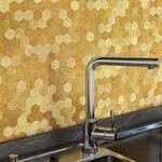 Vaovi Gold Kitchen Backsplash Tiles Peel And Mosaic Stickers New. Price: $82.23.