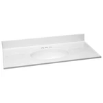 Design House 586156 43" Cultured Marble Vanity Top - White New. Price: $365.78.