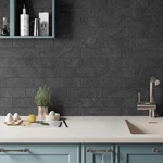 Slate Black Matte In. X 12 Stone Look Porcelain Floor And Wall Tile (3.39 New. Price: $30.00.