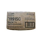(qty 135) Armstrong Ceilings 1191SC Surface Mount Clips Galvanized Steel Open. Price: $39.99.