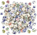 Lanyani Broken Ceramic Porcelain Tiles For Mosaic Crafts Glazed Irregular Blue New. Price: $32.93.