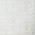 ART3D Pvc Wall Panels White Brick Tiles, 19.7" X (12 Pack) Open. Price: $41.00.