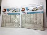 Tiles Contact Deco (2 Packs) Squares 12" X Vinyl 6 Per Wood Gray New. Price: $13.95.