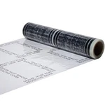 Hi-tech Auto Adhesive Plastic Floor Mat, Mil Perforated Every 24" 200 M... New. Price: $137.64.