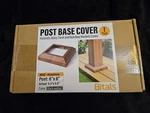 Bitals AD42 Aluminum Post Base Cover 6X6 Black Walnut Heavy Duty Deck... New. Price: $12.95.