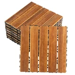 Pro Space 12 In. X Acacia Wood Interlocking Flooring Deck Tile Brown 6-SL New. Price: $50.39.