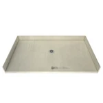 Tile Redi 4260CBF Base 42" X 60" Rectangular Barrier - Chrome New. Price: $861.25.