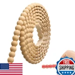 Leinuosen Flexible Molding Trim Peel & Stick For Walls Decorative Bead Pearl New. Price: $35.62.