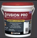 Custom Products Fusion Single Component Grout 1 Gal. Premix #544 Rolling Fog New. Price: $48.99.