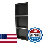 Tile Redi Usa RNT1614S-14-14 Niche Triple Recessed Shower Shelf Three Shelves New. Price: $216.67.