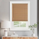 Cordless Light Filtering Mini Blind - Inch Width, 24"W X 72"H, Woodtone New. Price: $31.73.