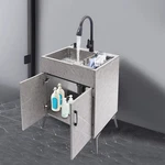 30" Bathroom Pedestal Under Sink Cabinet Storage Freestanding Vanity With 2 Door New. Price: $165.90.