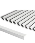 10-PACK 12 Inch Peel And Stick Aluminum Tile Trim, Decorative Kitchen Backsplash New. Price: $28.00.
