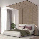 See Desc Artika Sonolok Wall Acoustic Panel Oak & Black Set 23.6" X 5 Pack Open. Price: $32.75.