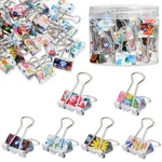Juvale 40-PACK Floral Binder Clips 1.5 X 0.75IN Small, Multicolor New. Price: $16.92.