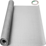 Garage Mat, 228.35 X 59.05 Inch Pvc Flooring Roll, Non-slip Diamond New. Price: $87.00.