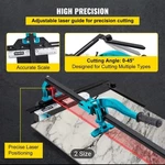 Vevor Manual Tile Cutter, 48 Inch Ceramic Floor All-steel Frame New. Price: $230.32.