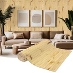 Eyayen Natural Bamboo Wall Panel Wainscoting Interior Decor 48"X96" New. Price: $104.95.