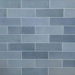Cruz Bay Studio BE3 Bedouin - 4" X 12" Brick Wall Tile Glossy Blue New. Price: $86.52.