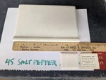 Pc American Olean Salt & Pepper #45 S3419T Ceramic Tile Cove Base 4-1/4" X 6" Open. Price: $12.50.