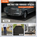 Garage Mat, 204.72 X 43.31 Inch Pvc Flooring Roll, Black New. Price: $145.42.